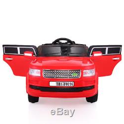 12V MP3 Kids Ride On Truck Car Remote Control Battery Wheels With LED Lights