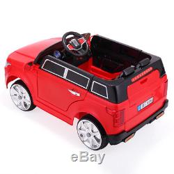 12V MP3 Kids Ride On Truck Car Remote Control Battery WithLED Lights