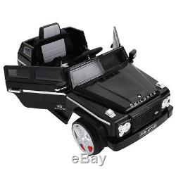 12V MP3 Kids Ride Truck Car RC Remote Control Battery Jeep Wheels With LED Lights