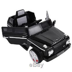 12V MP3 Kids Ride Truck Car RC Remote Control Battery Power Wheels With LED Lights