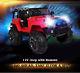 12v Mp3 Kids Ride On Jeep Truck R/c Remote Control, Led Lights Aux And Music