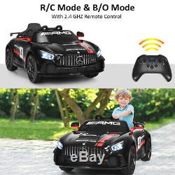 12V Mercedes Benz AMG Licensed Kids Ride On Car with 2.4G Remote Control Black