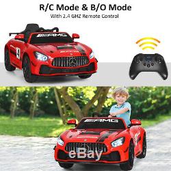 12V Mercedes Benz AMG Licensed Kids Ride On Car with 2.4G Remote Control Red