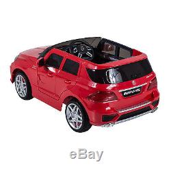 12V Mercedes Benz ML63 AMG Kids Ride On Car Electric Toy with MP3 Remote Control