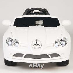 12V Mercedes Benz SLR 722 Kids Ride On Car Battery Powered Wheels MP3 Remote RC