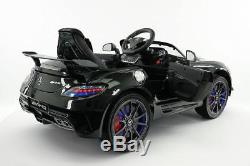 12V Mercedes SLS Battery Powered LED Wheels Ride On Toy Car MP4 Remote Control