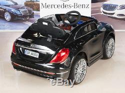 12V Power Wheels Car Kids Mercedes-Benz S600 RC / Remote Control Black
