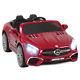 12v Power Wheels Kids Ride On Toy Car With Rc Licensed Mercedes S63 Red