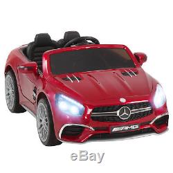 12V Power Wheels Kids Ride On Toy Car with RC Licensed Mercedes S63 Red