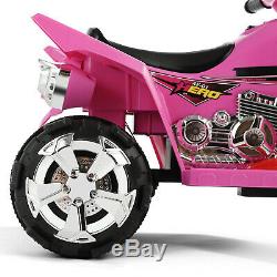 12V Ride On Car ATV Quad Kids Electric Toy 4 Wheeler LED Lights Latest Cool Gift