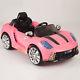 12v Ride On Car Kids With Mp3 Electric Battery Power Remote Control Rc Pink