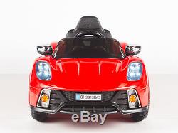 12V Ride On Car Kids With MP3 Electric Battery Power Remote Control RC Red