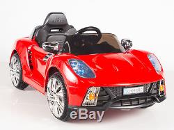 12V Ride On Car Kids With MP3 Electric Battery Power Remote Control RC Red