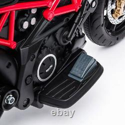 12V Ride On Dirt Bike -Kids Electric Off Road Motorcycle Toy with Training Wheels