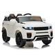 12v White Kids Ride On Car Truck Toys Electric 3 Speeds Mp3 Led Withremote Control