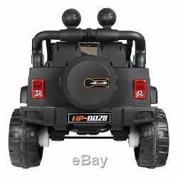 12 Kids Ride on Truck Battery Powered Electric Car WithRemote Control & LED Lights