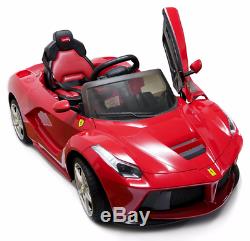 12v Ferrari Laferrari Battery Kid Ride On Car Toddler Luxury Exotic Power Wheels