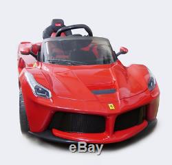 12v Ferrari Laferrari Battery Kid Ride On Car Toddler Luxury Exotic Power Wheels