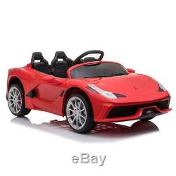 12v Kids Ride on Car Electric Battery Power RC Remote Control Toys Gift Red