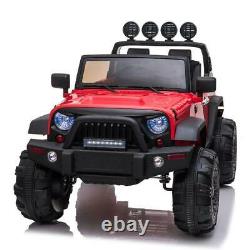 12v Kids Ride on Car Electric Battery Powered SUV Truck Withremote Control LED Mp3