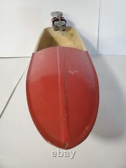 1920s Lepage battery operated toy boat! The 1st ever