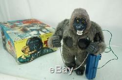 1950s Marx Mighty Kong King Kong Battery Operated Toy With Original Box Large