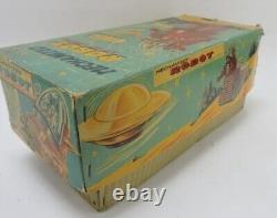 1950S Showa Japan battery operated mechanized Robot Space Original Box Works