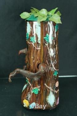 1950'S LOUIS MARX WHISTLING SPOOKY KOOKY TREE TIN BATTERY OP TOY With ORIGINAL BOX