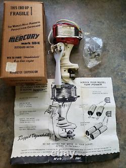 1950'S Vintage K&O Mercury MARK 55-E Toy Outboard Motor KIEKHAEFER 12 V NMIB