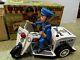 1950's Big Battery Operated Police Patrol Auto-tricycle Harley Davidson Indian