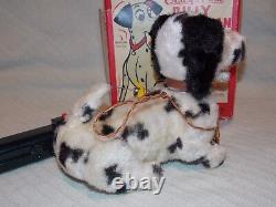 1950's Cragstan Dilly Dalmatian Battery Operated Puppy Dog Toy Japan In Orig Box