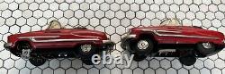 1950's Made in Japan Battery Operated Convertible Red Cars Original Vintage