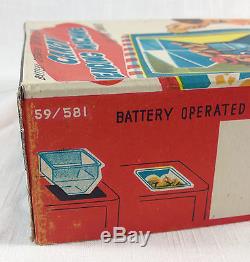 1950's W TOY CLOWN CANDY VENDING BATTERY OP MECHANICAL BANK WITH ORIGINAL BOX