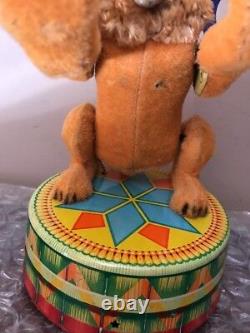 1950s Battery Operated CIRCUS LION Toy by VIA Japan Not Working Look Read