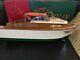 1950s Fleet Line Marlin Battery Operated Speed Boat With Box And Instructions