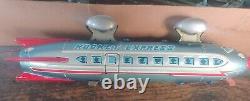 1950s Linemar Battery Operated Monorail Rocket Express In Box