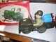 1950s Modern Toys Japan Tin Battery Operated Army Jeep Works In Box