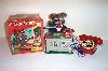 1950s V. I. P. The Busy Boss Telephone Bear Battery Operated Tin Litho Toy Japan