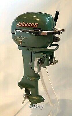 1954 Vintage Johnson Seahorse 25 HP Outboard Toy Boat Motor K&o Japan