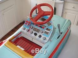 1955 BATTERY OPERATED ELECTRIC POWERED MARX MOBILE CAR, withBOX, UNPLAYED WITH