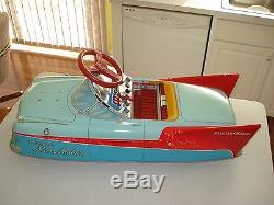 1955 BATTERY OPERATED ELECTRIC POWERED MARX MOBILE CAR, withBOX, UNPLAYED WITH