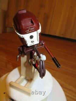 1956 30hp Johnson Toy Outboard motor K & O with stand & Display Case