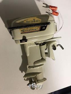 1959 Gale Sovereign outboard boat motor toy vintage japan RUNS