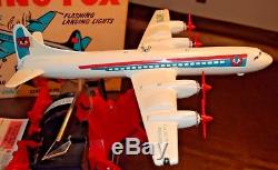 1959 Remco Flying Fox Jet Prop Airliner (mint, Working And Complete)