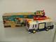 1960s Japan Rare Rca Nbc Mobile Color Tv Tin Toy Battery Operated Truck With Box