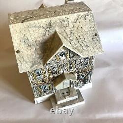 1960's Brumberger Disney Haunted House Mystery Bank Tin Litho Not Working