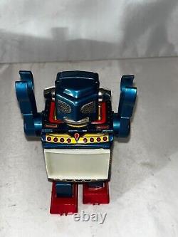 1960's HORIKAWA BATTERY OPERATED VIDEO ROBOT EXCELLENT with ORIGINAL BOX -WORKS