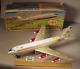 1960's Marx Twa Jet Plane Battery Operated Tin Toy In Box Trans World Airlines