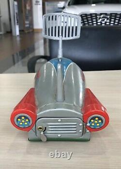 1960's Modern Toys Planet Explorer Tin Rocket Made In Japan