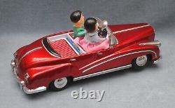 1960's RED PHOTOING ON CAR ME630 BATTERY OPERATED TOY IN BOX #3
